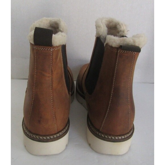 Alpine Design Ankle Boots NWOB Brown Italian Leather Chelsea Blaze Size 8.5 - Picture 5 of 7